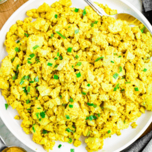 Scrambled Tofu Mince Dish