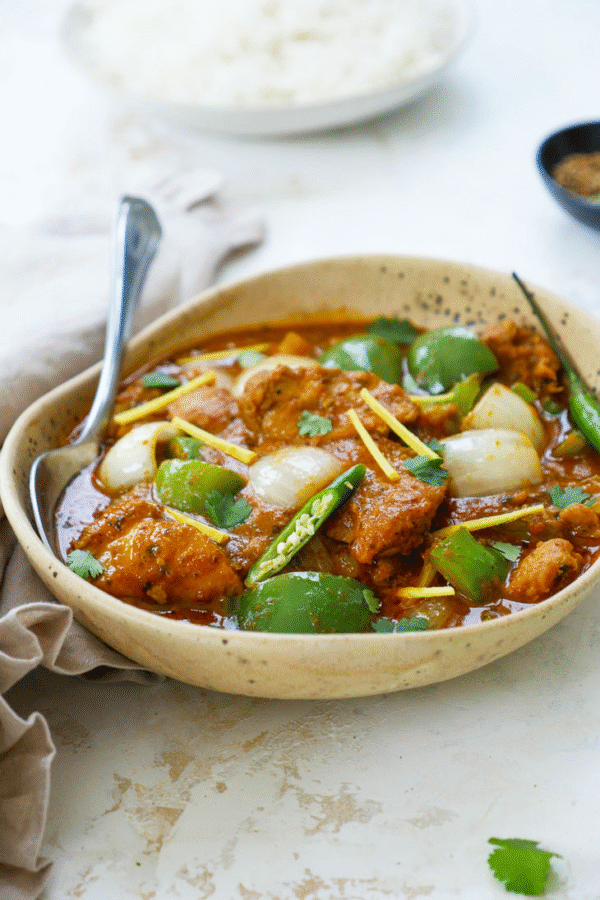 Meat-Free Kadhai Chicken